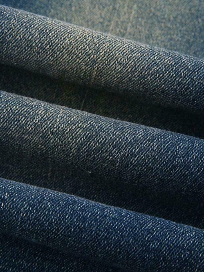 Vintage Y2K Style Bootcut Denim Jeans for Women - Coquette Aesthetic Grunge Fashion