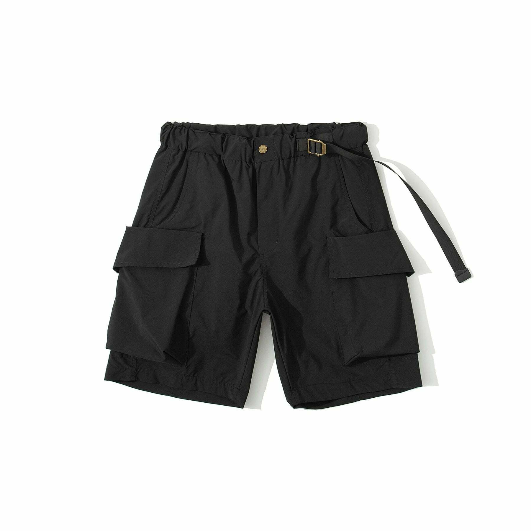 Vintage Y2K Style Cargo Skirt with Multiple Pockets - Grunge Aesthetic Women's Fashion
