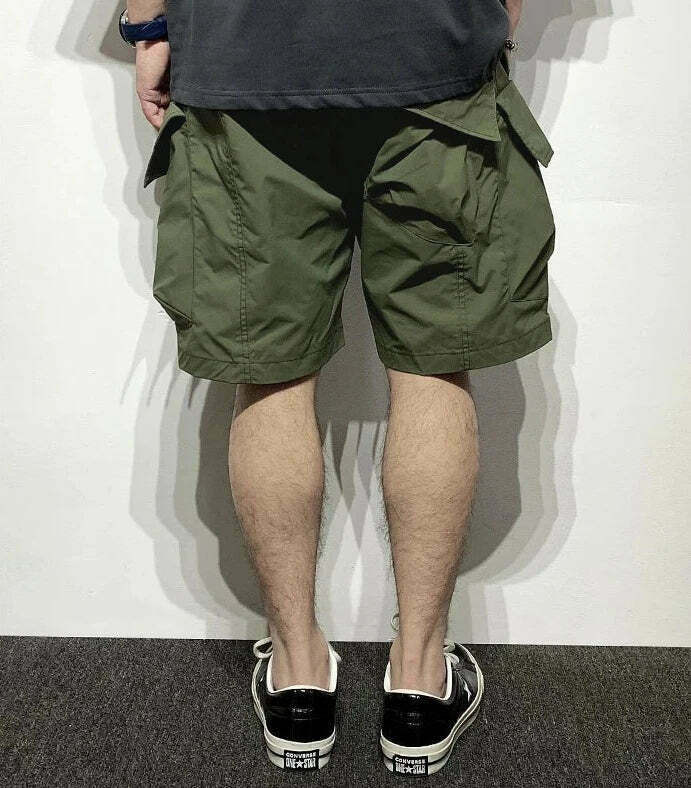 Vintage Y2K Style Cargo Skirt with Multiple Pockets - Grunge Aesthetic Women's Fashion