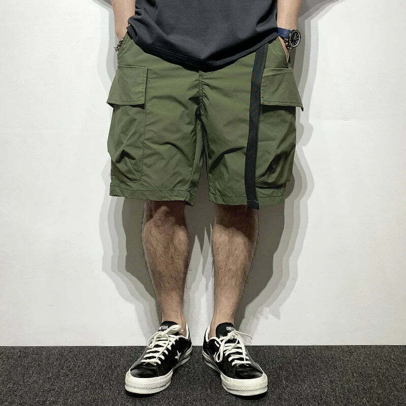 Vintage Y2K Style Cargo Skirt with Multiple Pockets - Grunge Aesthetic Women's Fashion