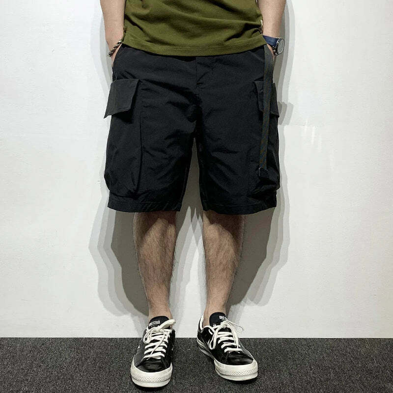 Vintage Y2K Style Cargo Skirt with Multiple Pockets - Grunge Aesthetic Women's Fashion