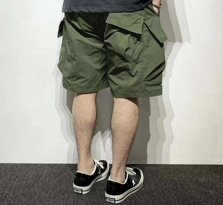 Vintage Y2K Style Cargo Skirt with Multiple Pockets - Grunge Aesthetic Women's Fashion
