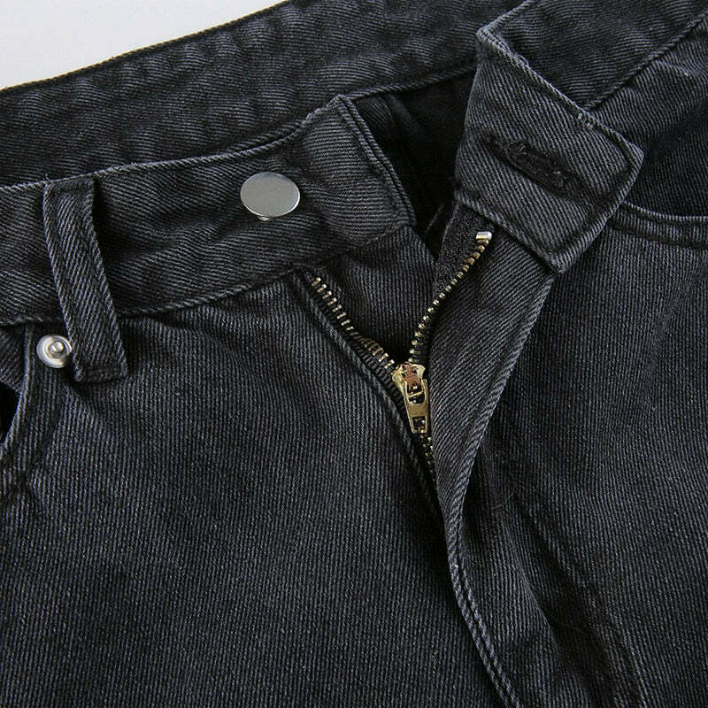 Vintage Y2K Style: Ripped Baggy Jeans - Coquette Aesthetic, Grunge Vibes, Pastel Goth