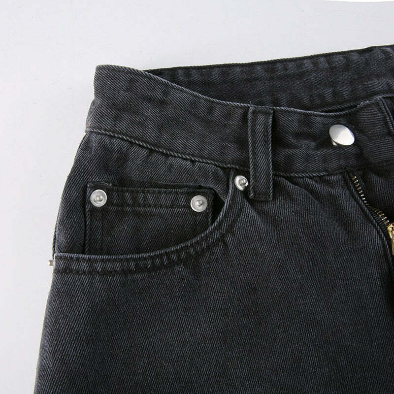 Vintage Y2K Style: Ripped Baggy Jeans - Coquette Aesthetic, Grunge Vibes, Pastel Goth