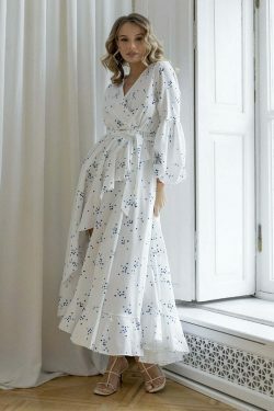 Whitney Boho Beach Maxi Dress - Y2K Fashion - Coquette Aesthetic with Grunge & Pastel Goth Vibes