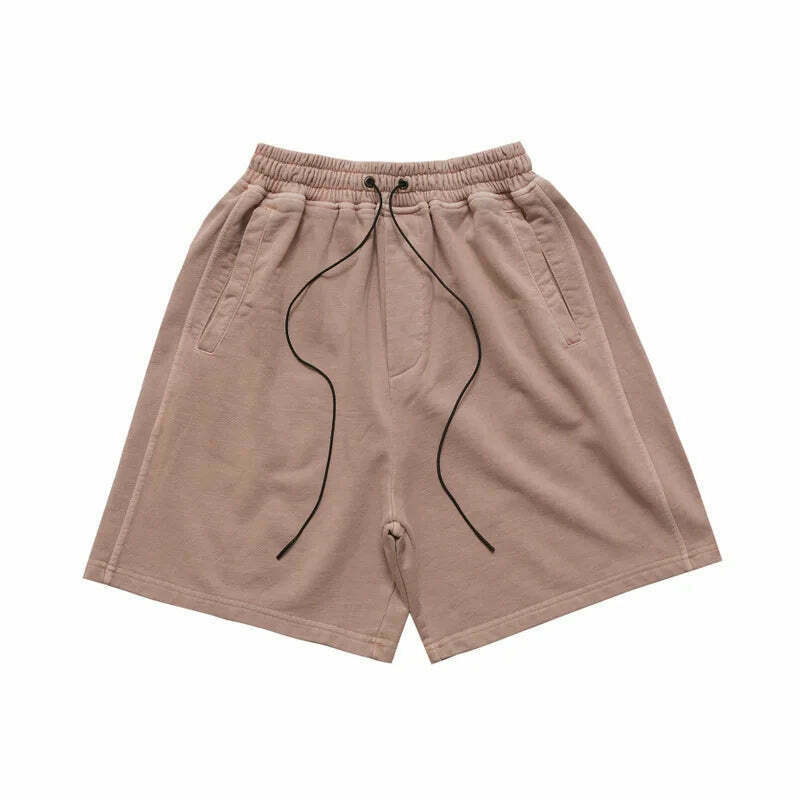 Y2K Acid Wash Jogger Shorts: Coquette Aesthetic Grunge Style Cargo Skirt Fashion