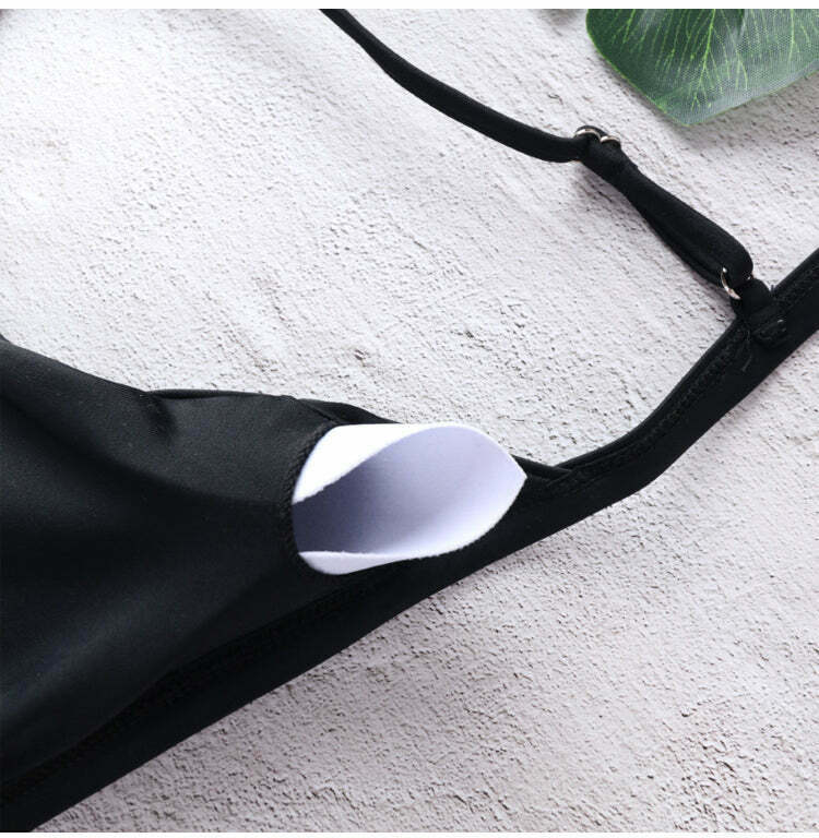 Y2K Aesthetic Bandage Bikini - Coquette Grunge Fashion - Cute Tops & Cargo
