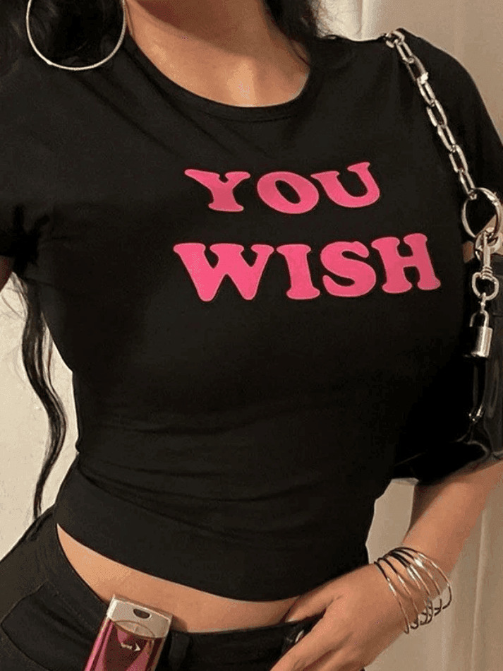 Y2K Aesthetic Black Crop Top with Coquette Style and Grunge Fashion Vibes
