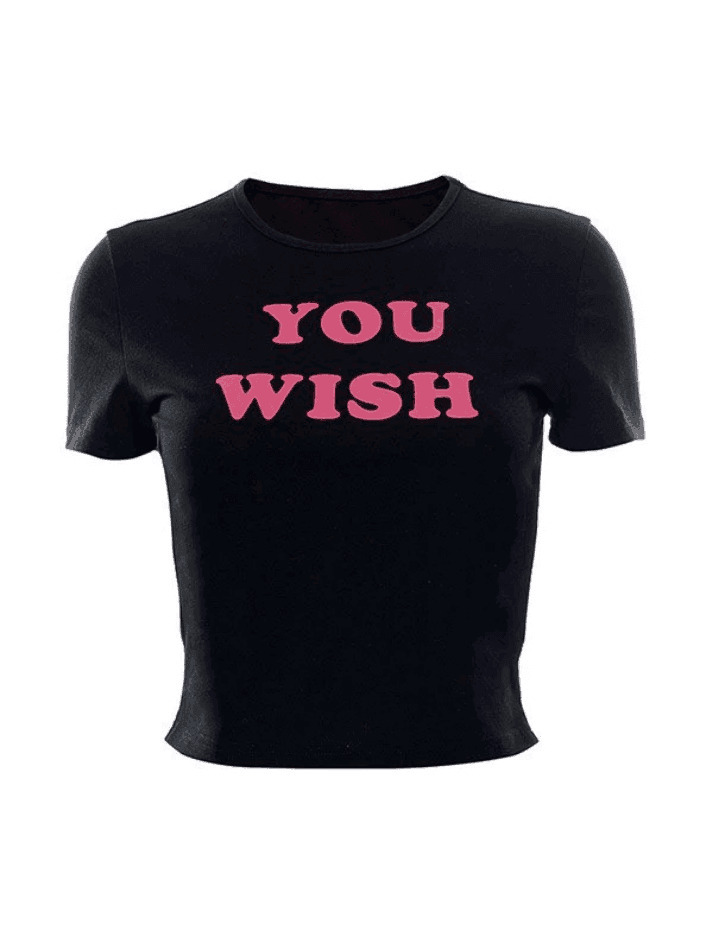 Y2K Aesthetic Black Crop Top with Coquette Style and Grunge Fashion Vibes