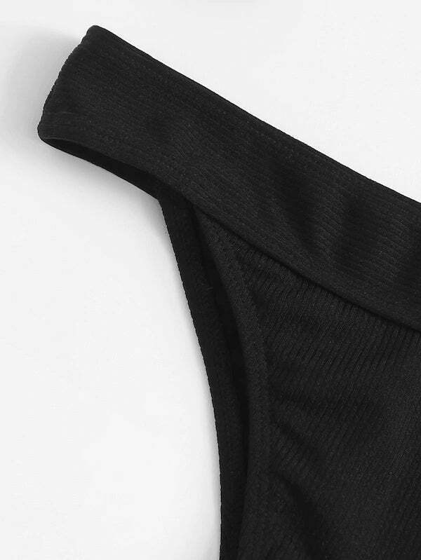 Y2K Aesthetic Black Cutout Halter Wrap Bikini Set - Coquette Style for Niche Women Fashion