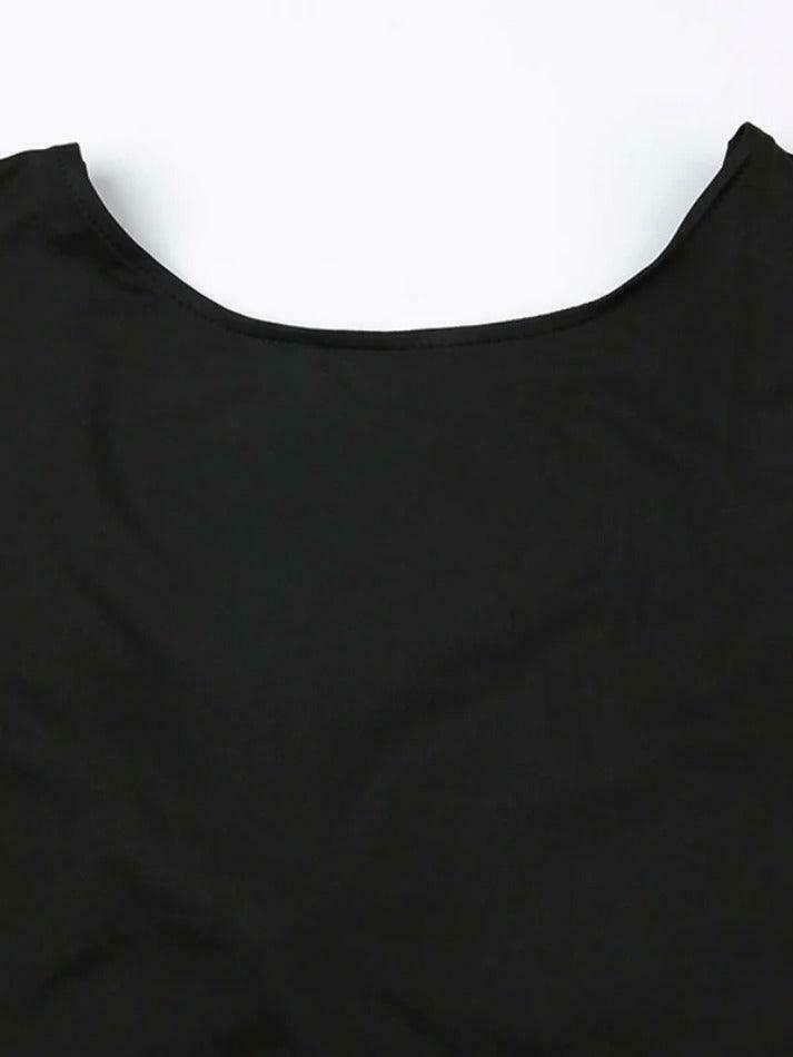 Y2K Aesthetic Black Tank Top: Coquette Grunge Fashion & Cute Tops