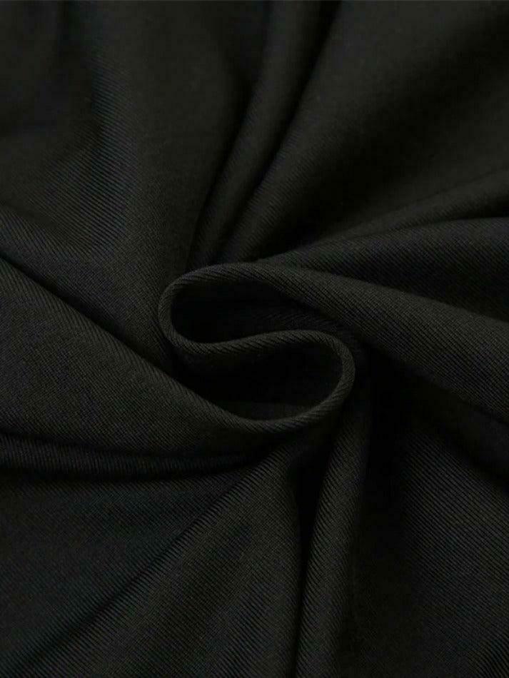 Y2K Aesthetic Black Tank Top: Coquette Grunge Fashion & Cute Tops