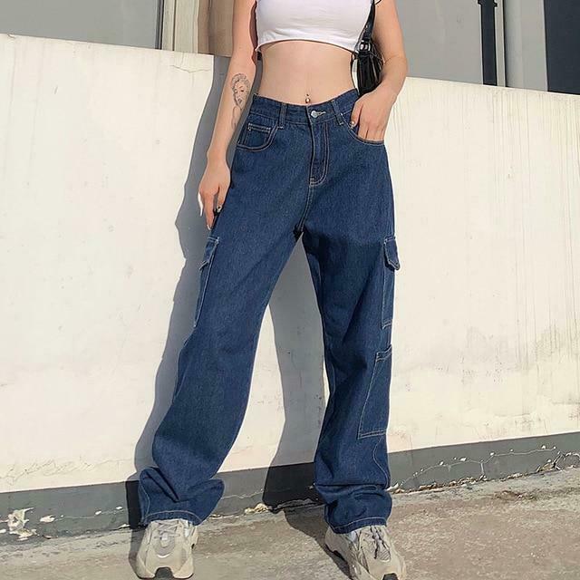 Y2K Aesthetic Blaine Skate Jeans - Coquette & Grunge Style Cargo Skirt for Women