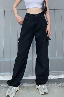 Y2K Aesthetic Blaine Skate Jeans - Coquette & Grunge Style Cargo Skirt for Women