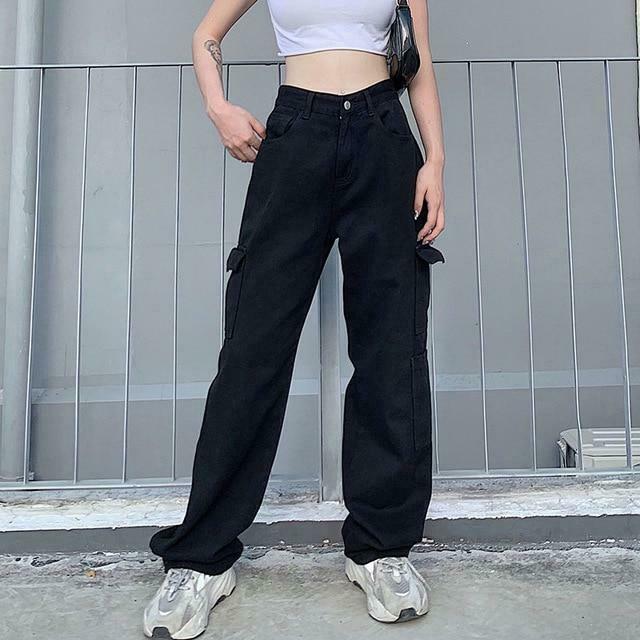 Y2K Aesthetic Blaine Skate Jeans - Coquette & Grunge Style Cargo Skirt for Women