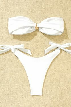 Y2K Aesthetic Blue Diamond Bikini - Coquette Grunge Fashion