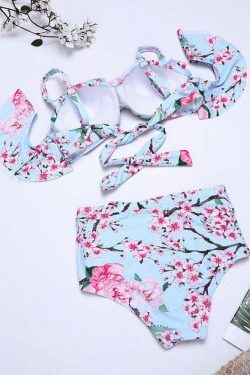 Y2K Aesthetic Bowknot Bikini Set - Coquette Style High Waist Swimwear
