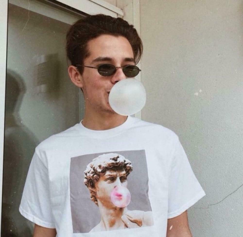 Y2K Aesthetic Bubble Gum Unisex T-Shirt - Coquette & Grunge Style Fashion Statement
