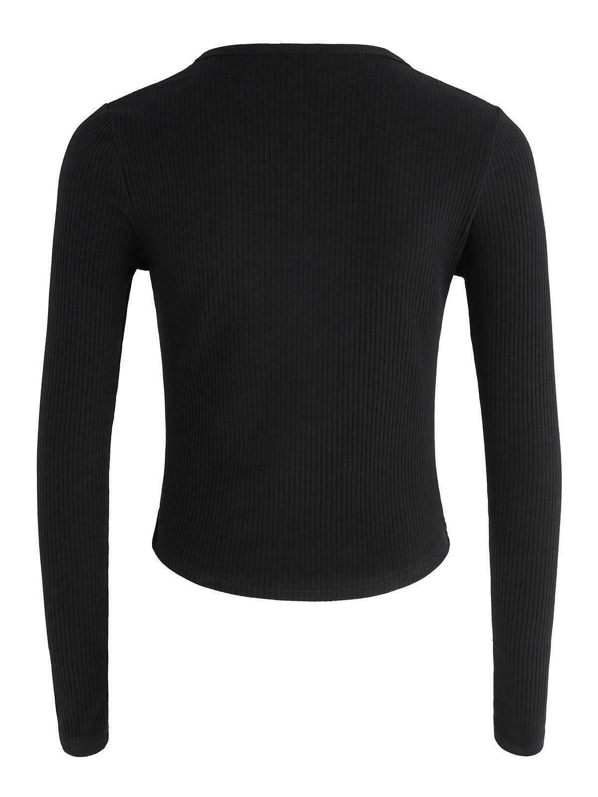 Y2K Aesthetic Button Front Crop Knit Top for Women - Coquette & Grunge Style Fashion