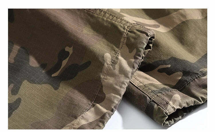 Y2K Aesthetic Camo Cargo Pants: Coquette Style Grunge Fashion for Women