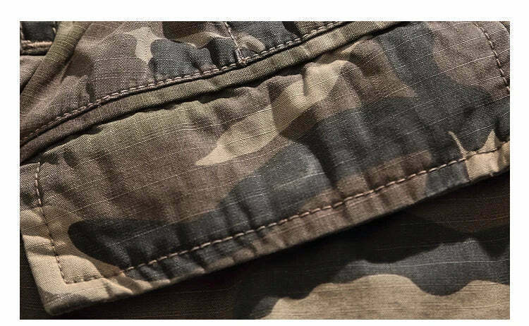 Y2K Aesthetic Camo Cargo Pants: Coquette Style Grunge Fashion for Women