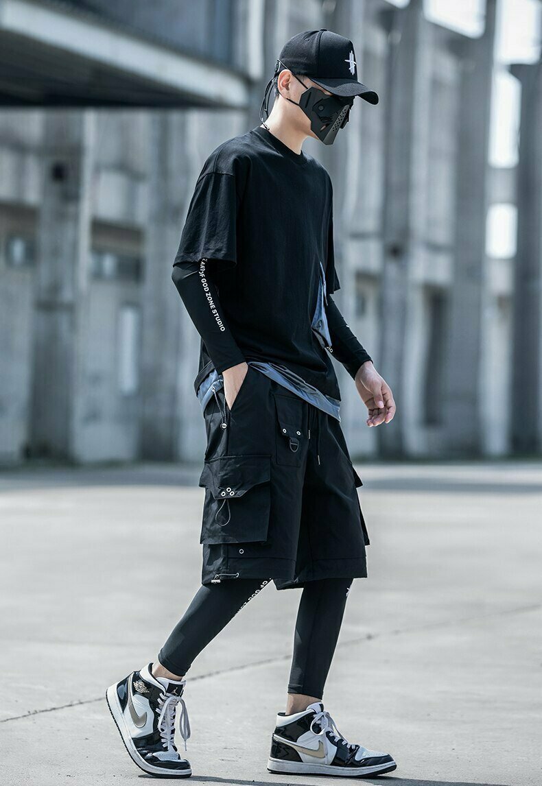 Y2K Aesthetic Cargo Skirt - Coquette Style Grunge Fashion Women's Utility Shorts