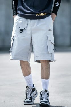 Y2K Aesthetic Cargo Skirt - Coquette Style Grunge Fashion Women's Utility Shorts