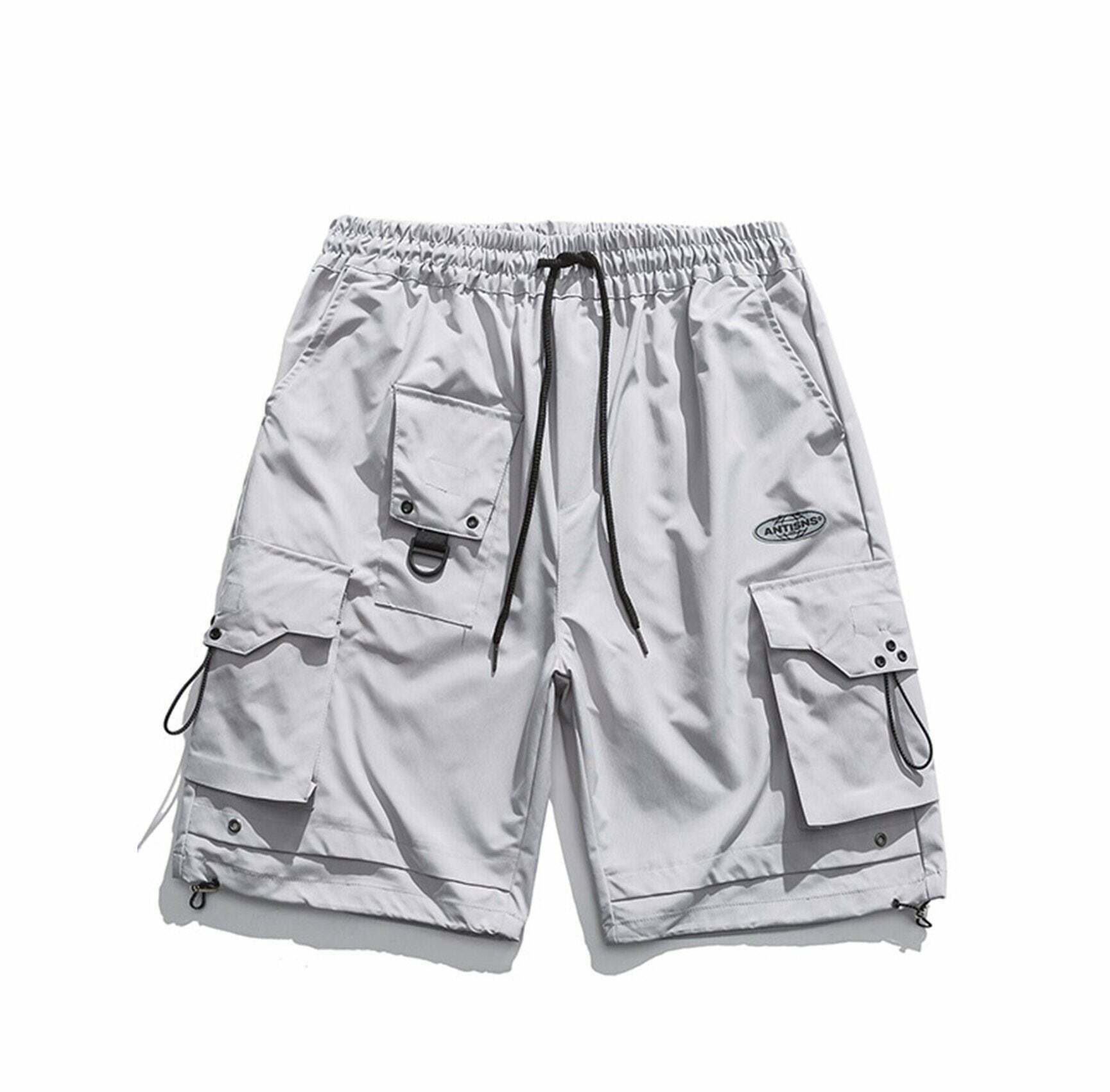 Y2K Aesthetic Cargo Skirt - Coquette Style Grunge Fashion Women's Utility Shorts