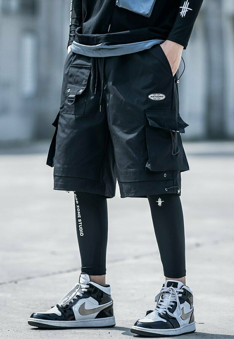 Y2K Aesthetic Cargo Skirt - Coquette Style Grunge Fashion Women's Utility Shorts