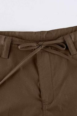 Y2K Aesthetic Cargo Skirt: Coquette Grunge with Pastel Goth & Old Money Elegance