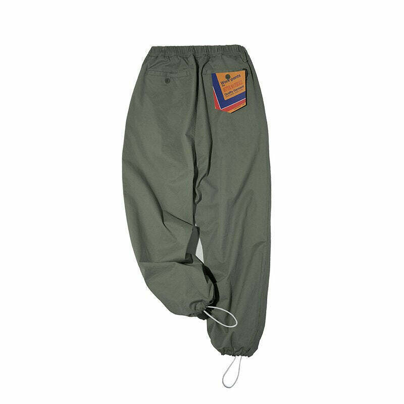 Y2K Aesthetic Cargo Skirt: Coquette Style Elasticated Workwear Pants