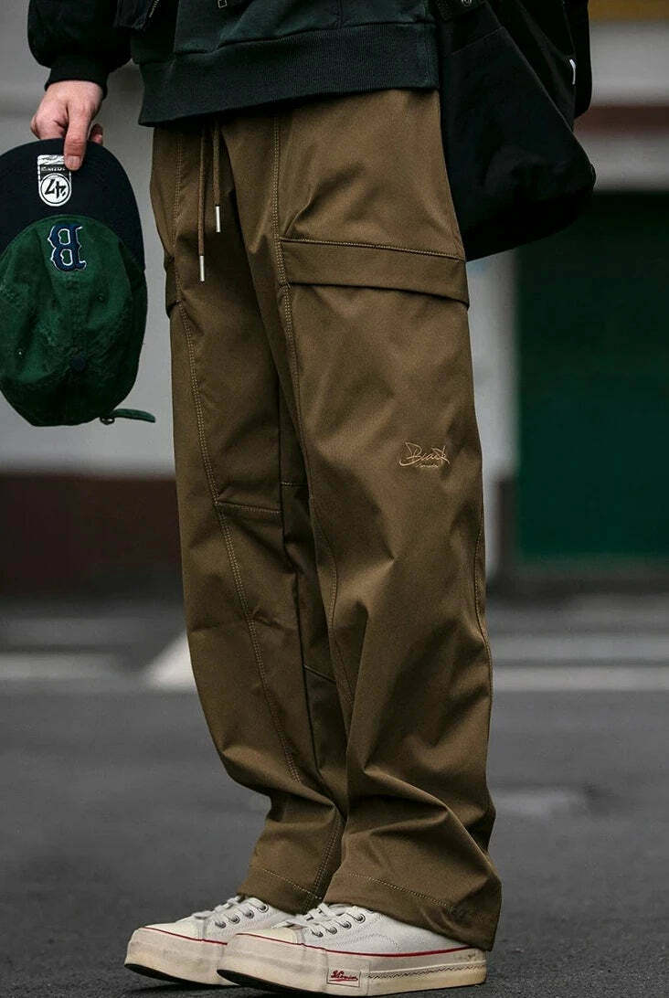 Y2K Aesthetic Cargo Skirt: Coquette Style Grunge Fashion Classic Cargo Pants