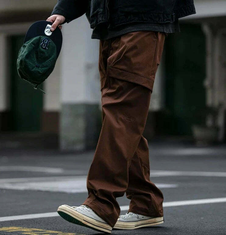Y2K Aesthetic Cargo Skirt: Coquette Style Grunge Fashion Classic Cargo Pants