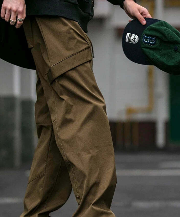 Y2K Aesthetic Cargo Skirt: Coquette Style Grunge Fashion Classic Cargo Pants
