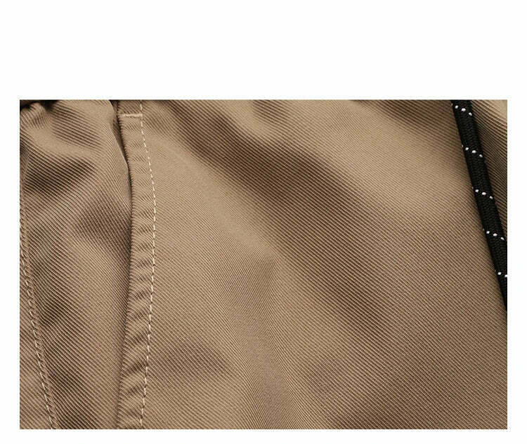 Y2K Aesthetic Cargo Skirt: Coquette Style Grunge Fashion for Women - Straight Leg Twill Cargo Pants