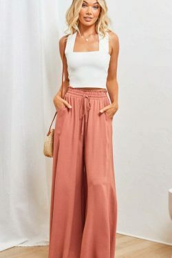 Y2K Aesthetic Cargo Skirt: Coquette Style Grunge Fashion with Casual Wide-Leg Loose Fit