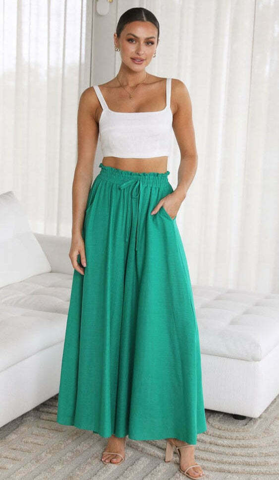 Y2K Aesthetic Cargo Skirt: Coquette Style Grunge Fashion with Casual Wide-Leg Loose Fit