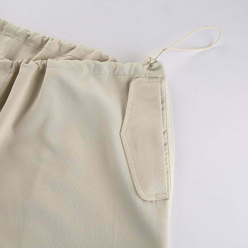 Y2K Aesthetic Cargo Skirt: Coquette Style Grunge Fashion with Cute Tops and Pastel Goth Vibes