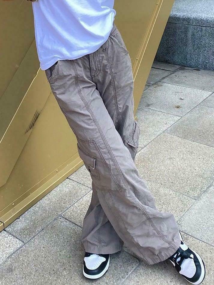 Y2K Aesthetic Cargo Skirt: Coquette Style Grunge Fashion with Pastel Goth Vibes