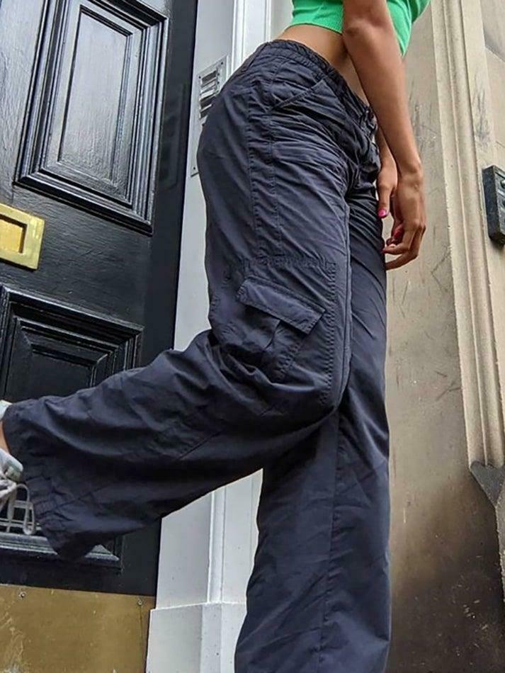 Y2K Aesthetic Cargo Skirt: Coquette Style Grunge Fashion with Pastel Goth Vibes
