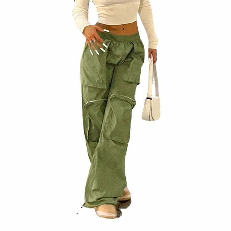 Y2K Aesthetic Cargo Skirt: Coquette Style Grunge Fashion with Pastel Goth Vibes