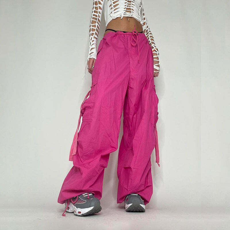 Y2K Aesthetic Cargo Skirt: Coquette Style Grunge Fashion with Pastel Goth Vibes