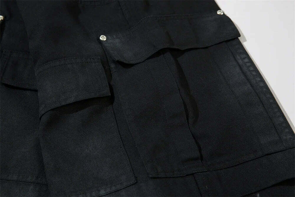 Y2K Aesthetic Cargo Skirt: Coquette Style Grunge Fashion with Pastel Goth Vibes