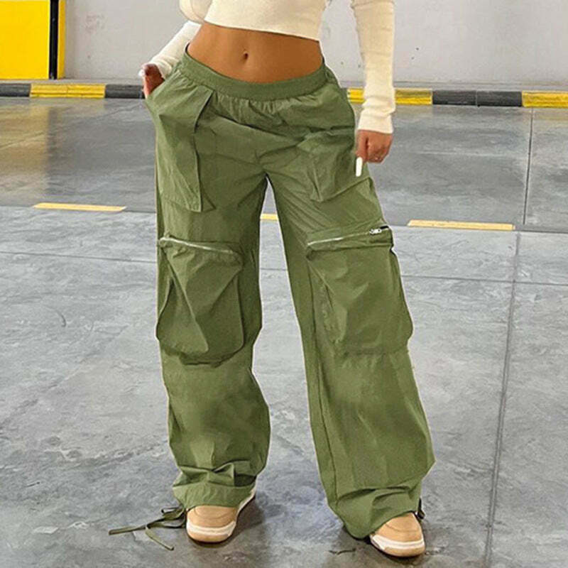 Y2K Aesthetic Cargo Skirt: Coquette Style Grunge Fashion with Pastel Goth Vibes