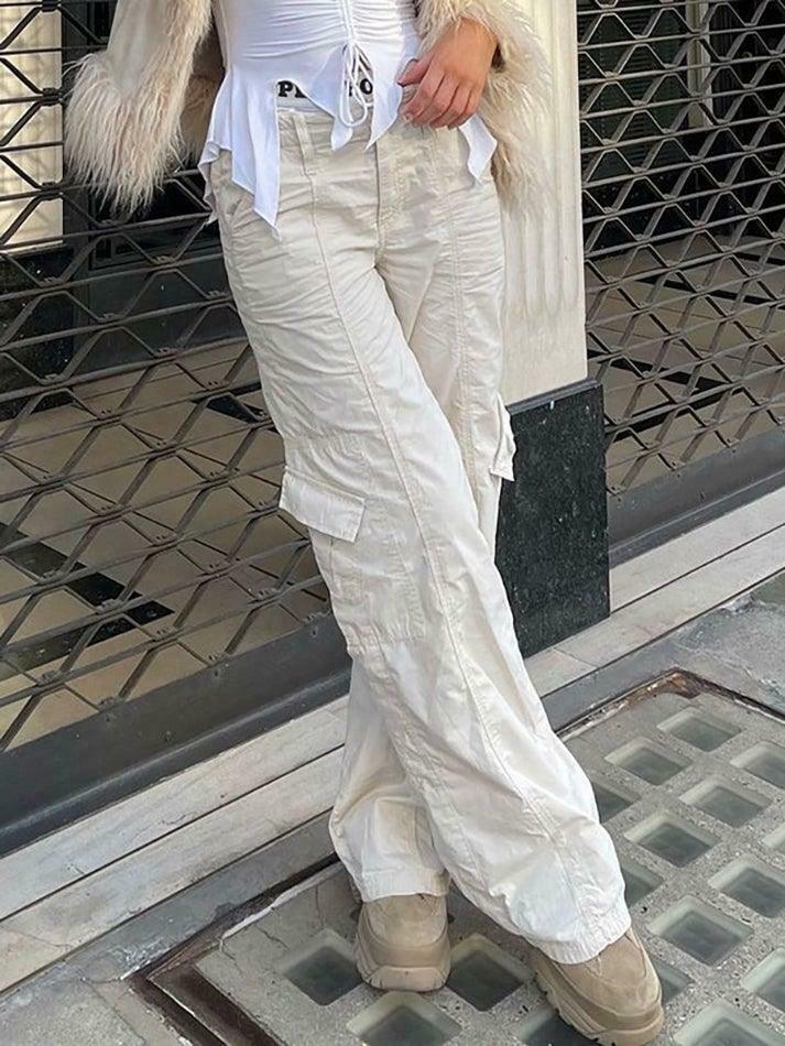 Y2K Aesthetic Cargo Skirt: Coquette Style Grunge Fashion with Pastel Goth Vibes