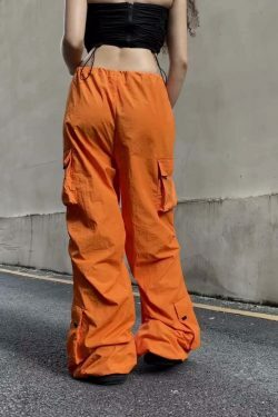 Y2K Aesthetic Cargo Skirt: Coquette Style Grunge Fashion with Pastel Goth Vibes