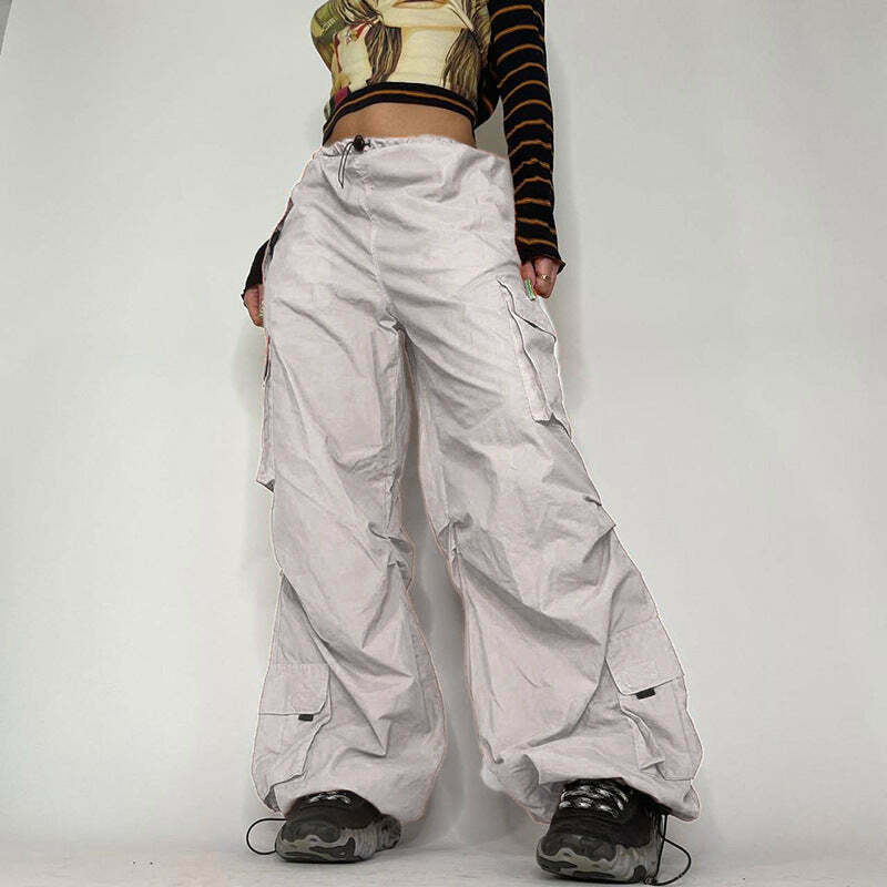Y2K Aesthetic Cargo Skirt: Coquette Style Grunge Fashion with Pastel Goth Vibes
