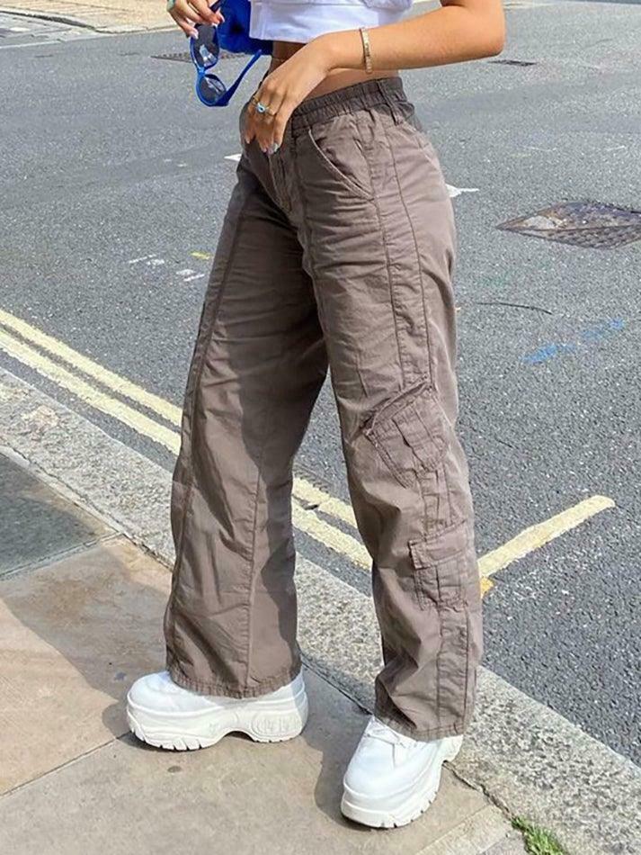 Y2K Aesthetic Cargo Skirt: Coquette Style Grunge Fashion with Pastel Goth Vibes