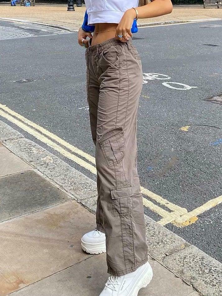 Y2K Aesthetic Cargo Skirt: Coquette Style Grunge Fashion with Pastel Goth Vibes