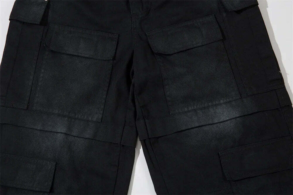 Y2K Aesthetic Cargo Skirt: Coquette Style Grunge Fashion with Pastel Goth Vibes